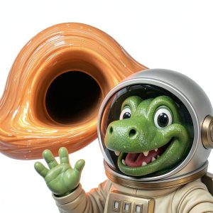 Dino Explores Space: A Fun Children's Aeronautics Book for Kids-0