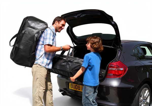 SpaceAid Heavy Duty Moving Bags 8 Pack, Large Storage Totes Bins with Backpack Straps, Strong Handles & Zippers, Packing Moving Boxes Supplies, College Dorm Room Essentials, Black-1