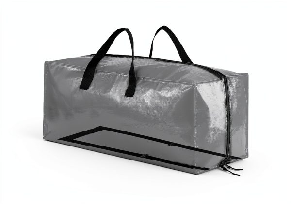 SpaceAid Heavy Duty Moving Bags 8 Pack, Large Storage Totes Bins with Backpack Straps, Strong Handles & Zippers, Packing Moving Boxes Supplies, College Dorm Room Essentials, Black-4